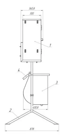 Противопожарный стенд Билмакс Б00011012 СПЗО - фото №1