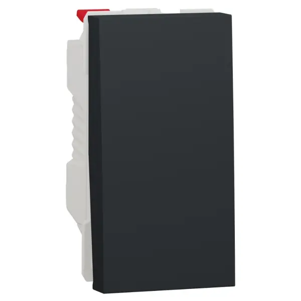 Одноклавишный выключатель Schneider Electric NU310154 (схема 1) 10А 1М (антрацит)