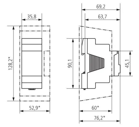 Цифровий таймер Theben SIMPLEXA 601 top із запасом ходу 48год 42 елементи пам'яті - фото №3