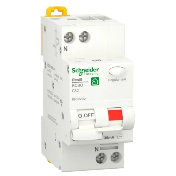 Диференціальний автомат Schneider Electric R9D25632 RESI9 6кА 1P+N 32A C 30мА АC