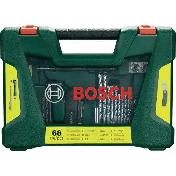 Комбинированный набор сверл и бит с шуруповертом Bosch V-Line-68 - фото №1 Комбинированный набор сверл и бит с шуруповертом Bosch V-Line-68 - фото №1