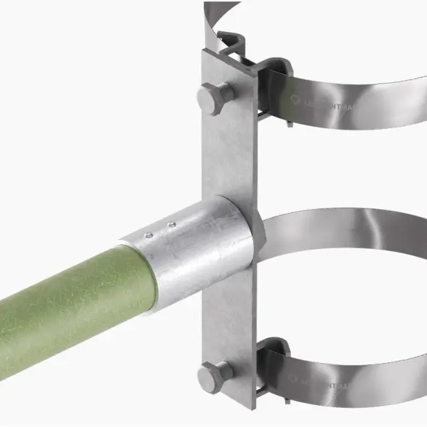 Подвійний хомут Leo Lightman Ø300 StZn/Ni (326333) - фото №3