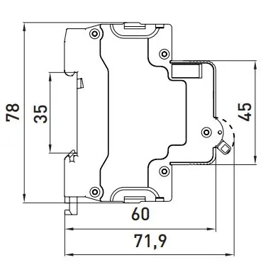 Модульный автоматический выключатель E.Next e.mcb.stand.60.4.C16 4р 16А C (s002147) - фото №6 Модульный автоматический выключатель E.Next e.mcb.stand.60.4.C16 4р 16А C (s002147) - фото №6