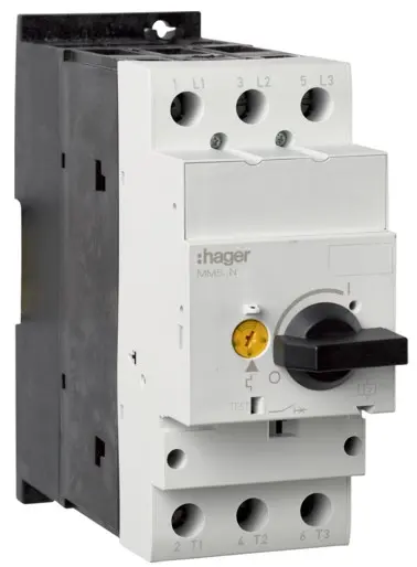 Автомат захисту двигуна Hager MM525N 50-58А 3М