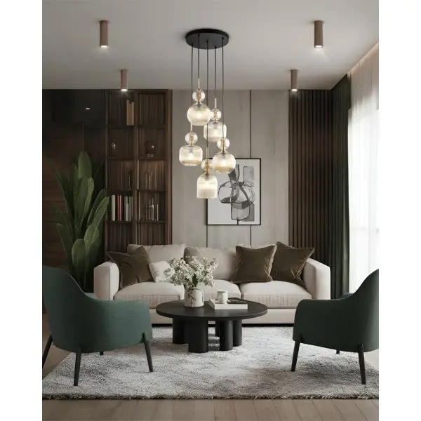 Подвесной светильник, люстра TK Lighting 11043 Sophia E14 5x10W IP20 янтарный - фото №1 Подвесной светильник, люстра TK Lighting 11043 Sophia E14 5x10W IP20 янтарный - фото №1
