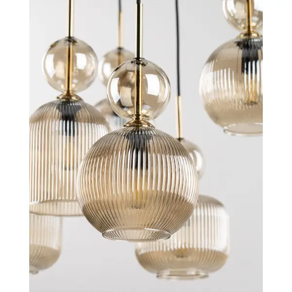 Подвесной светильник, люстра TK Lighting 11043 Sophia E14 5x10W IP20 янтарный - фото №4 Подвесной светильник, люстра TK Lighting 11043 Sophia E14 5x10W IP20 янтарный - фото №4
