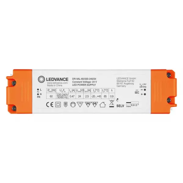 LED драйвер Ledvance DR-VAL-120/220-240/24 10х1 120Вт (4058075240131) IP20 - фото №2