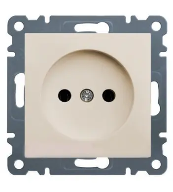 Розетка без з/к WL1011 Lumina-2, кремова, Hager
