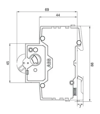 Автоматический выключатель ABB BASIC M 2Р 50А 4,5kA - фото №4 Автоматический выключатель ABB BASIC M 2Р 50А 4,5kA - фото №4