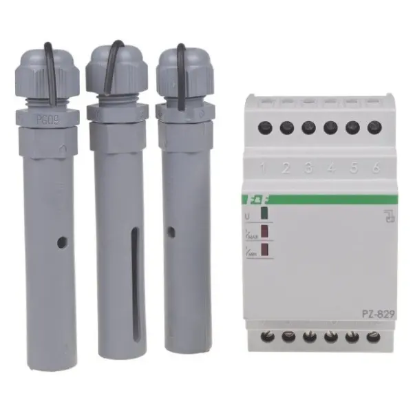Реле рівня рідини F&F PZ-829 230В 2х16А Реле рівня рідини F&F PZ-829 230В 2х16А