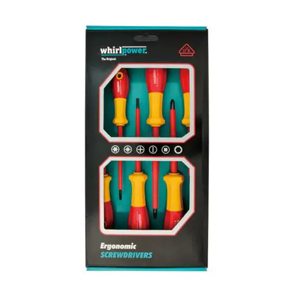 Набор диэлектрических отверток Whirlpower 6 шт