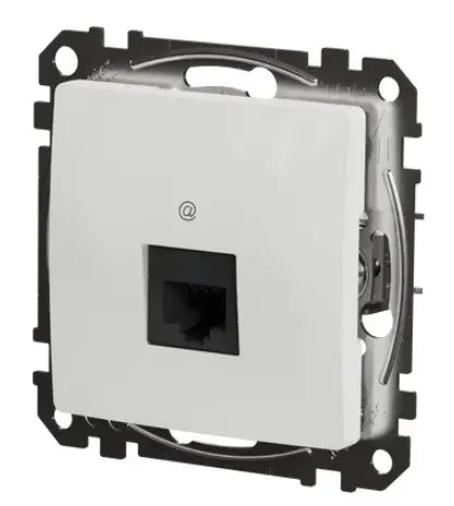 Комп'ютерна розетка Schneider Electric Sedna Design & Elements RJ45 кат. 6 STP біла SDD111461 - фото №4