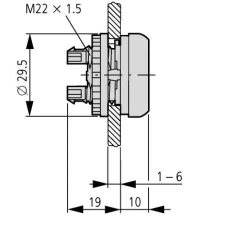 Головка кнопки Eaton Moeller M22-DR - фото №5