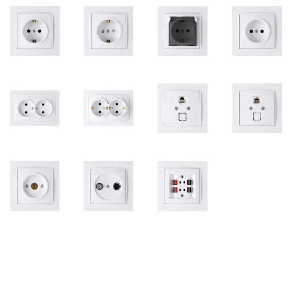 Розетка Nilson Thor біла 2-на з заземленням ( 27111025 ) - фото №6