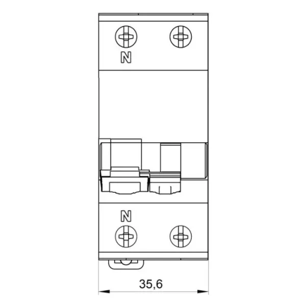 АВДТ Schrack AK668616 6кА 16А 30мА 1P+N х-ка B Тип A - фото №6