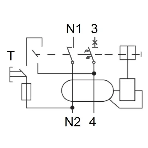АВДТ Schrack AK668616 6кА 16А 30мА 1P+N х-ка B Тип A - фото №7