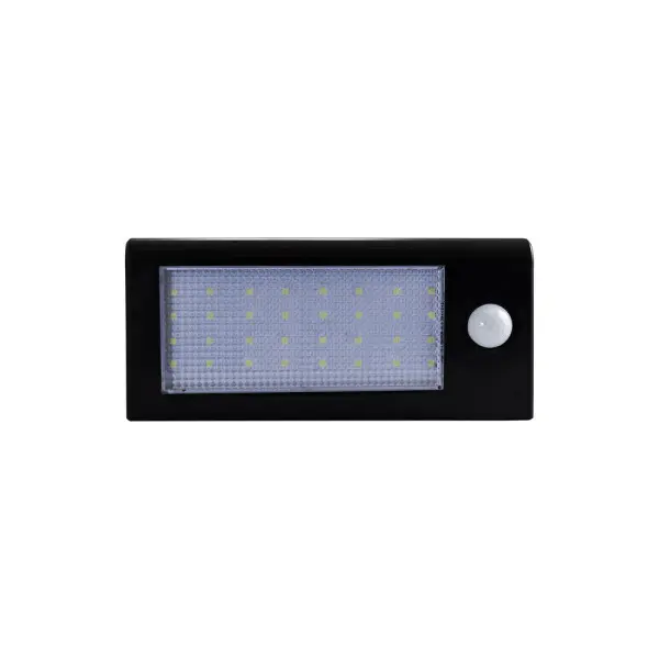 Уличный светильник на солнечной батарее Goldlux 307637 Box LED 1x5,5W 6400K 400Lm IP44 черный - фото №2