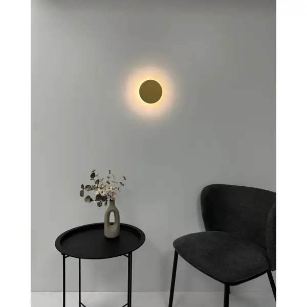 Бра, настенный светильник Nowodvorski 10317 Ring S LED 1x7W 3000K 60Lm IP20 золотой - фото №1