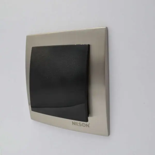 Выключатель Nilson Touran черный 1кл ( 24221001 ) - фото №4