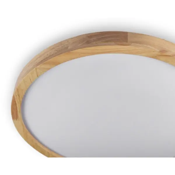 Матовий світильник Vestum WOOD 60Вт 375x60мм 3000К-6500К акація - фото №1