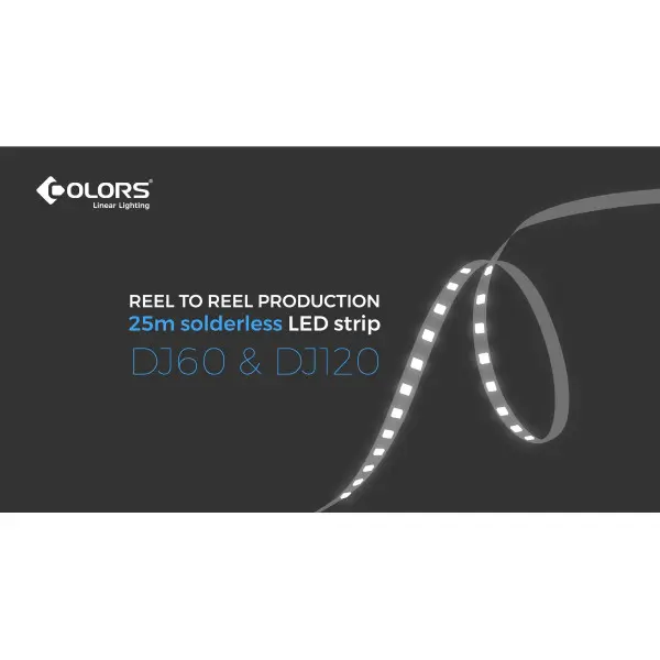 LED лента COLORS 60-2835-24V-IP20 4,4W 520Lm 4000K 50м (DJ60-24V-8mm-NW8_DP50) - фото №2