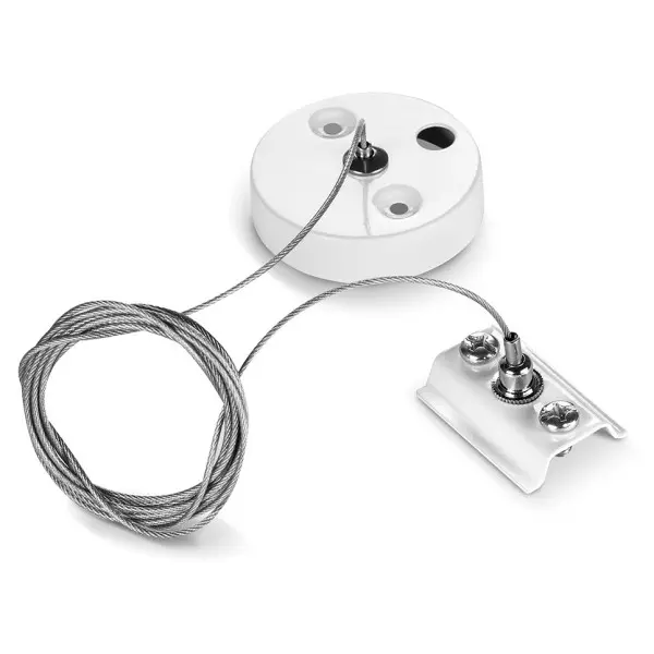 Набор подвесного монтажа для шинопровода Videx (VL-TRF-PD-W) белый