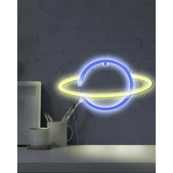 Бра, настенный светильник Goldlux 327123 Neon Planet LED 1x3W IP20 белый - фото №1