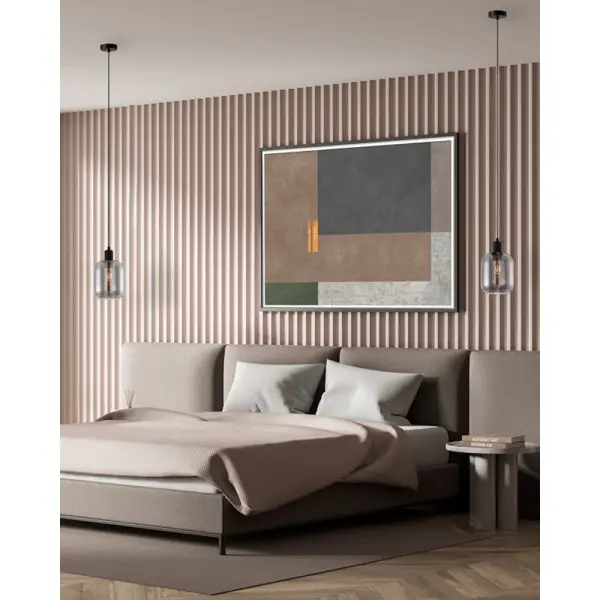 Подвесной светильник, люстра Italux PND-29258S-1-BK-SG Zona E27 1x40W IP20 черный - фото №1