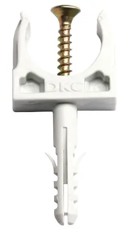 Забивной держатель с защелкой и дюбелем DKC 51332 Ø32мм