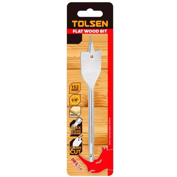 Плоское перовое сверло по дереву Tolsen (75645) 30мм - фото №1