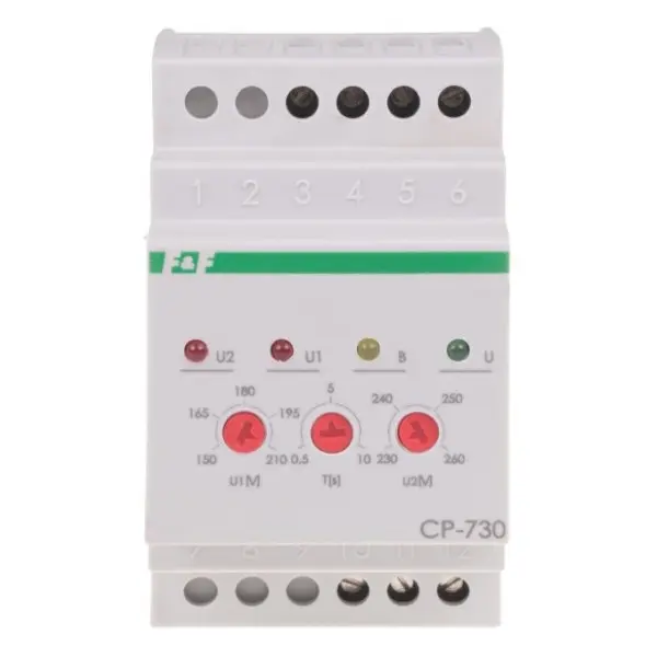 Реле контроля фаз F&F CP-730 150-260В 8А - фото №1 Реле контроля фаз F&F CP-730 150-260В 8А - фото №1