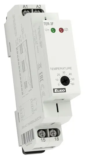 Температурне реле Elko-Ep TER-3F