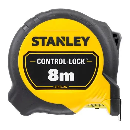 Измерительная рулетка Stanley STHT37232-0 Control-lock 8мх25мм в обрезиненном корпусе с двойной шкалой