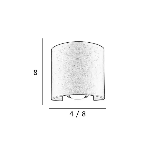 Уличный светильник Italux OWL-451-1-BL Ortelo LED 2x2W 3000K 162Lm IP54 черный - фото №1