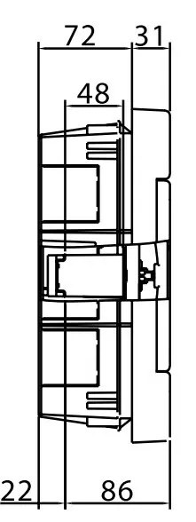 Щит встраиваемый 12 мод. с дверцей RAL9016 Ram Base, DKC - фото №1