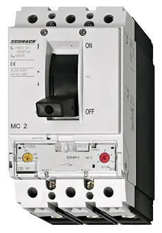 Силовой автомат Schrack MC225231 50кА 250А 3P тип А размер 2