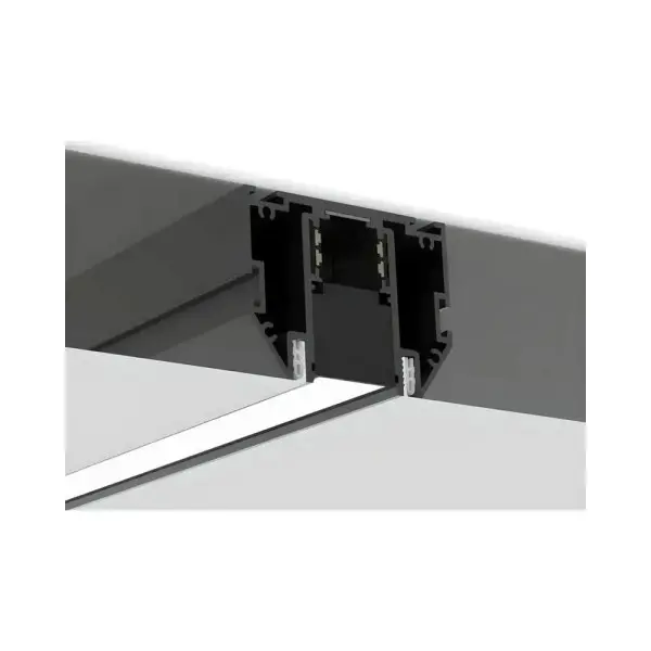 Магнітний трековий шинопровід Oledim 7771006 OL21 1м 48V для натяжної стелі (демпфер) - фото №1