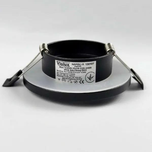 Светильник точечный Violux NAPOLI-R GU10 IP44 черный (130107) - фото №3