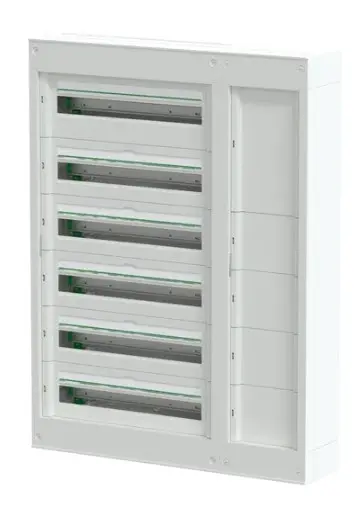 Щит навісний Schneider Electric PrismaSeT S LVSSD624 з розподільчим каналом 6 рядів 24 модулі - фото №1