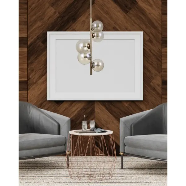 Люстра Italux PND-406007-V5-HBR Canello G9 5x5W IP20 латунна - фото №1