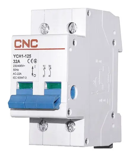 Модульний вимикач навантаження CNC YCH1-125 2Р 63А (Б00030448)
