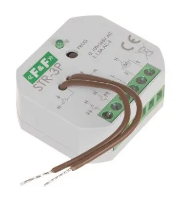 Беспроводное реле управления F&F STR-3P 100-265В AC/DC АC-1/АC-3 8А - фото №1