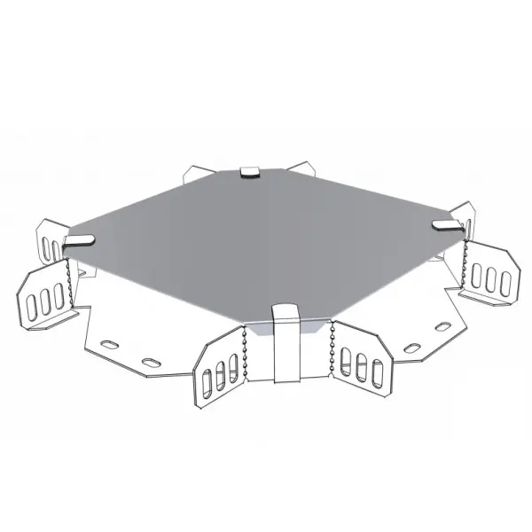Кришка на хрестоподібний відгалужувач METAKSAN KKD 50 10 PG 500мм 1мм - фото №1