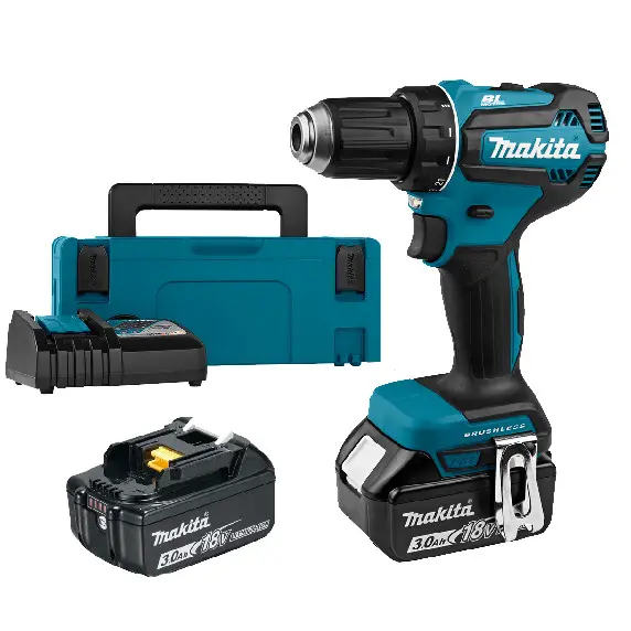 Аккумуляторная дрель-шуруповерт Makita DDF485RFJ LXT 18В 3Ач с 2 аккумуляторами DC18RC - фото №1 Аккумуляторная дрель-шуруповерт Makita DDF485RFJ LXT 18В 3Ач с 2 аккумуляторами DC18RC - фото №1