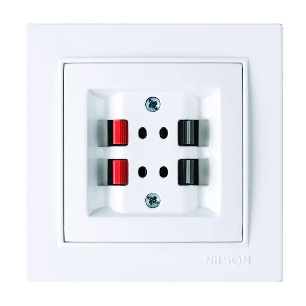 Розетка Nilson Thor белая аудио стерео ( 27111050 )