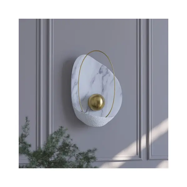 Бра, настінний світильник MJ-Light 10018 Shell Wh 5W 3000k