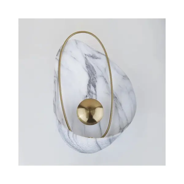 Бра, настінний світильник MJ-Light 10018 Shell Wh 5W 3000k - фото №3