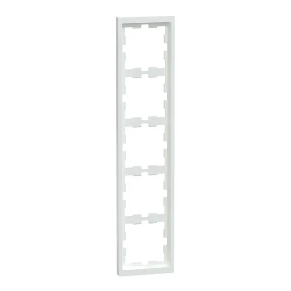 П''ятимісна рамка Schneider Electric D-Life MTN4050-6535 білий лотос
