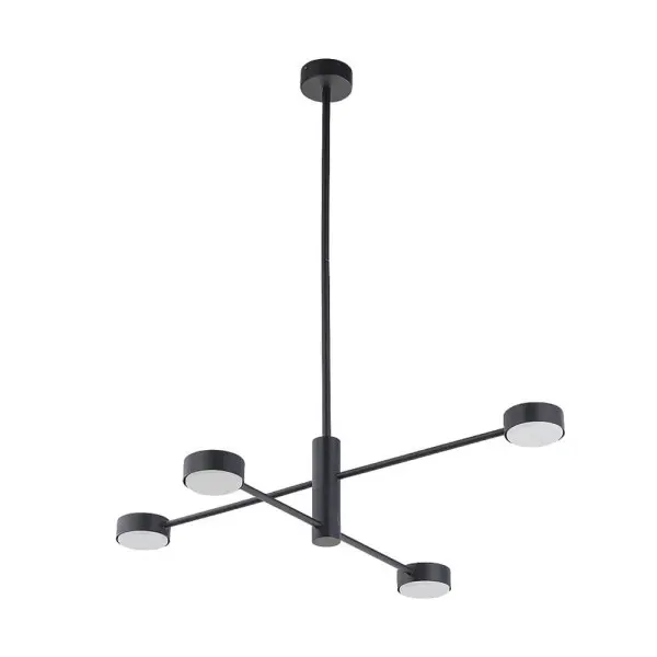 Люстра Nowodvorski 7945 Orbit GX53 4x8W IP20 Чорна
