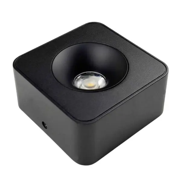 Світильник точковий накладний SIDNEY-S 10W 4000K IP20 квадрат чорний Violux ( 330451 ) - фото №2